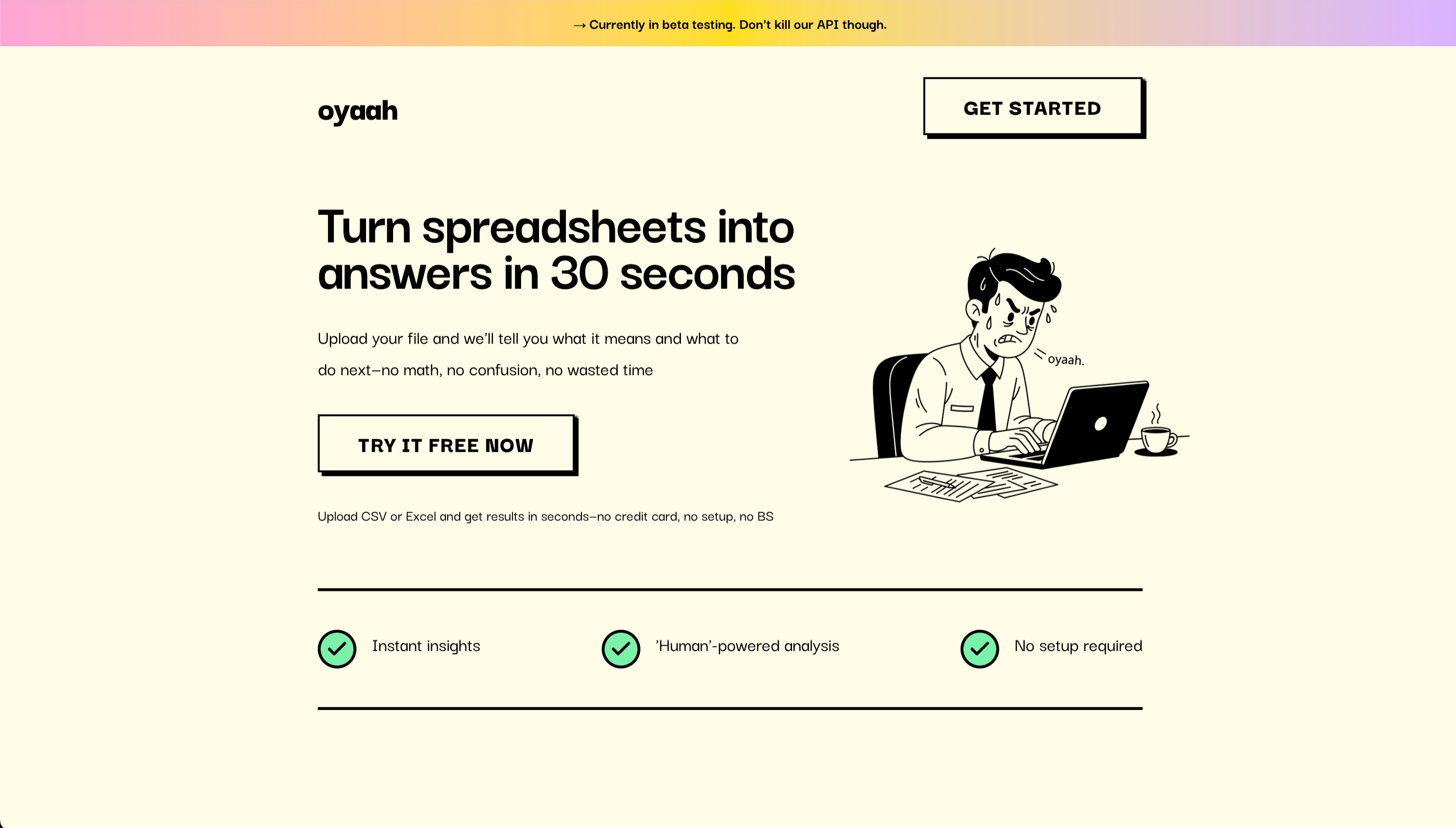 Oyaah automatic EDA platform